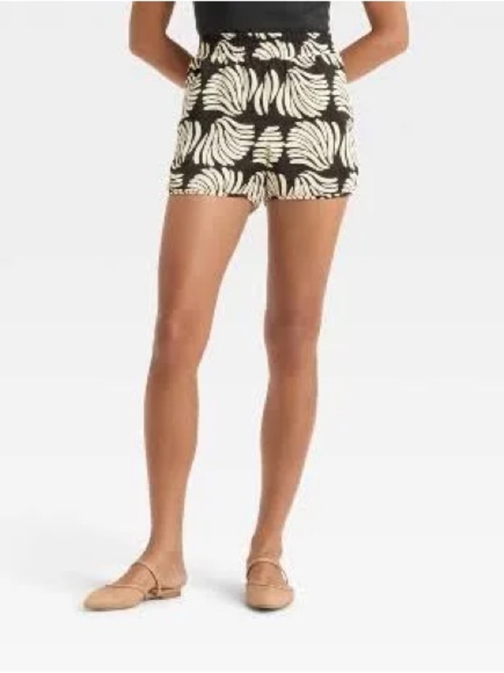 A New Day Women's High-Rise Pull-On Satin Shorts